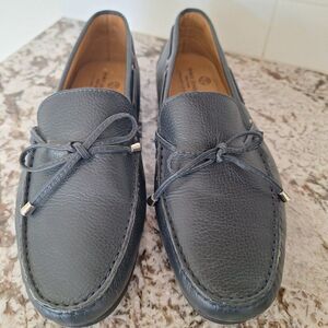 Marc Joseph New York Blue Leather Driving Shoes Size 11